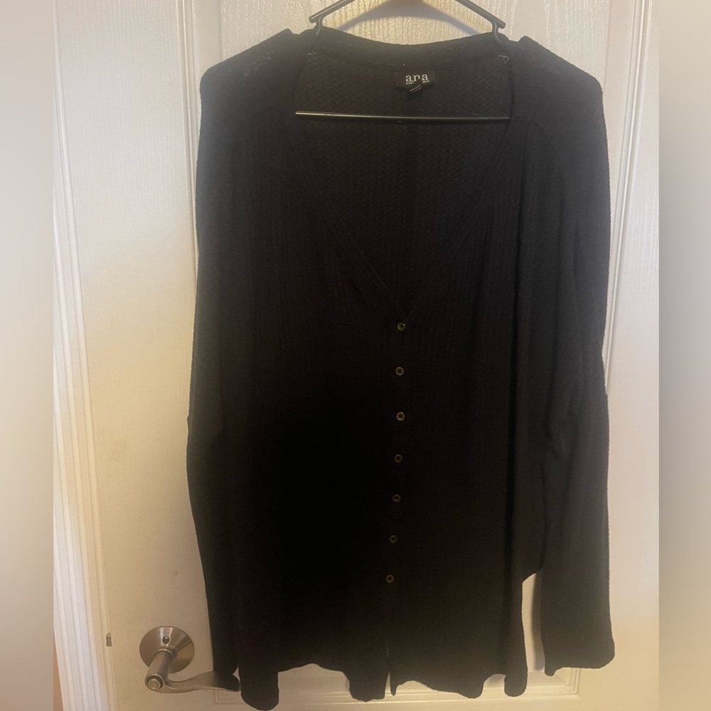 Long Sleeve Ana Waffle Shirt